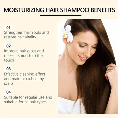 Collagen Shampoo and Conditioner for Hair Cleaning Scalp Nourish Hair Strengthening Shampoo Keratin Repair Mask Soft Hair Care
