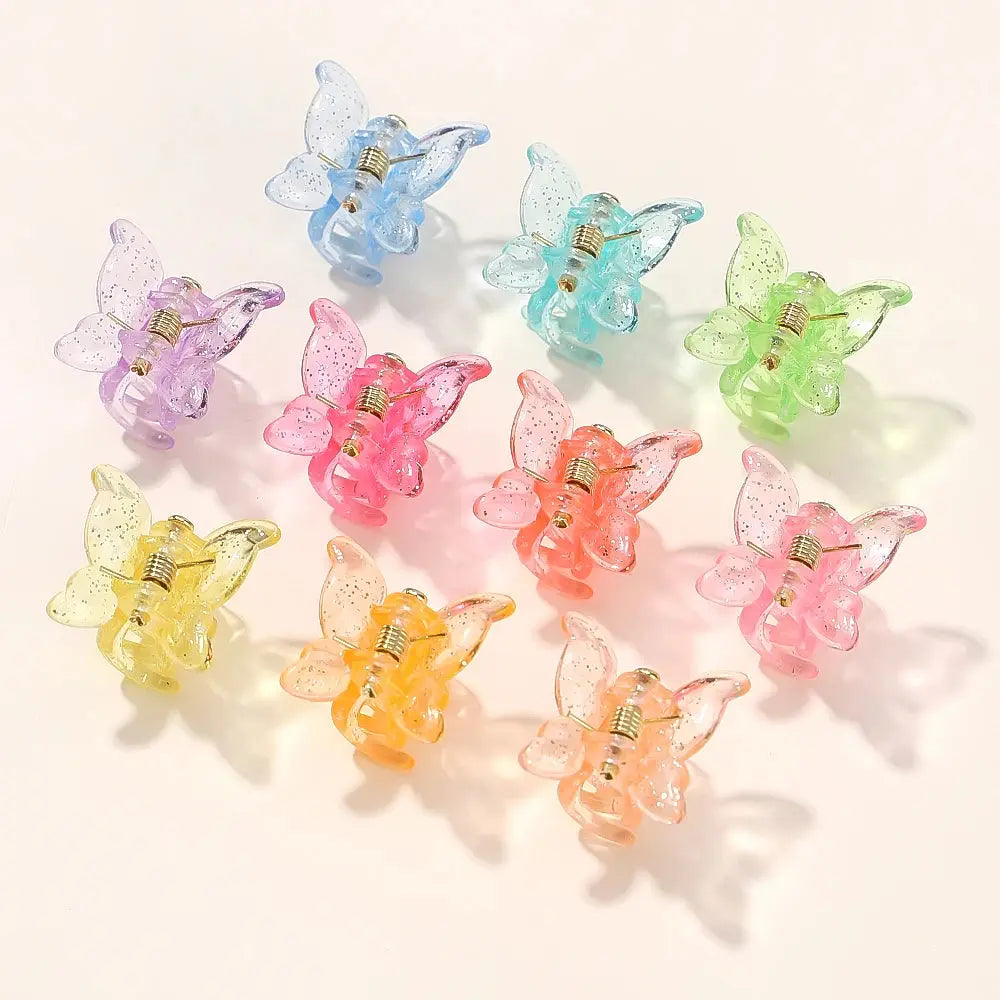 10/20/30Pcs New Colorful Butterfly Mini Hair Clip Accessories 3875-11 30pcs