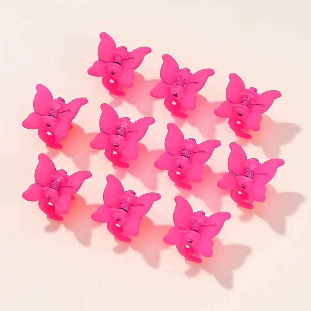 10/20/30Pcs New Colorful Butterfly Mini Hair Clip Accessories 3875-24 10pcs