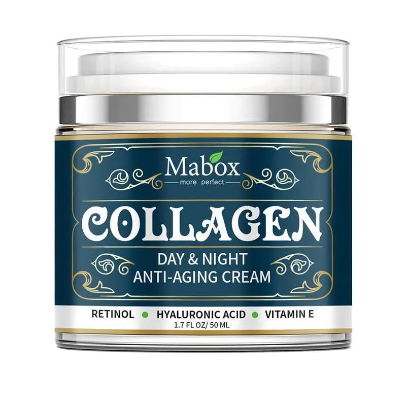 Collagen Moisturizing Facial Cream Skin Care Products Anti Aging Face Cream Moisturizing Wrinkle Remover Blue 50g