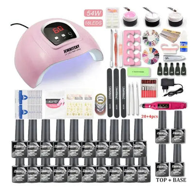 80W Nail Phototherapy Machine Set 80w SUNX4 20pcs