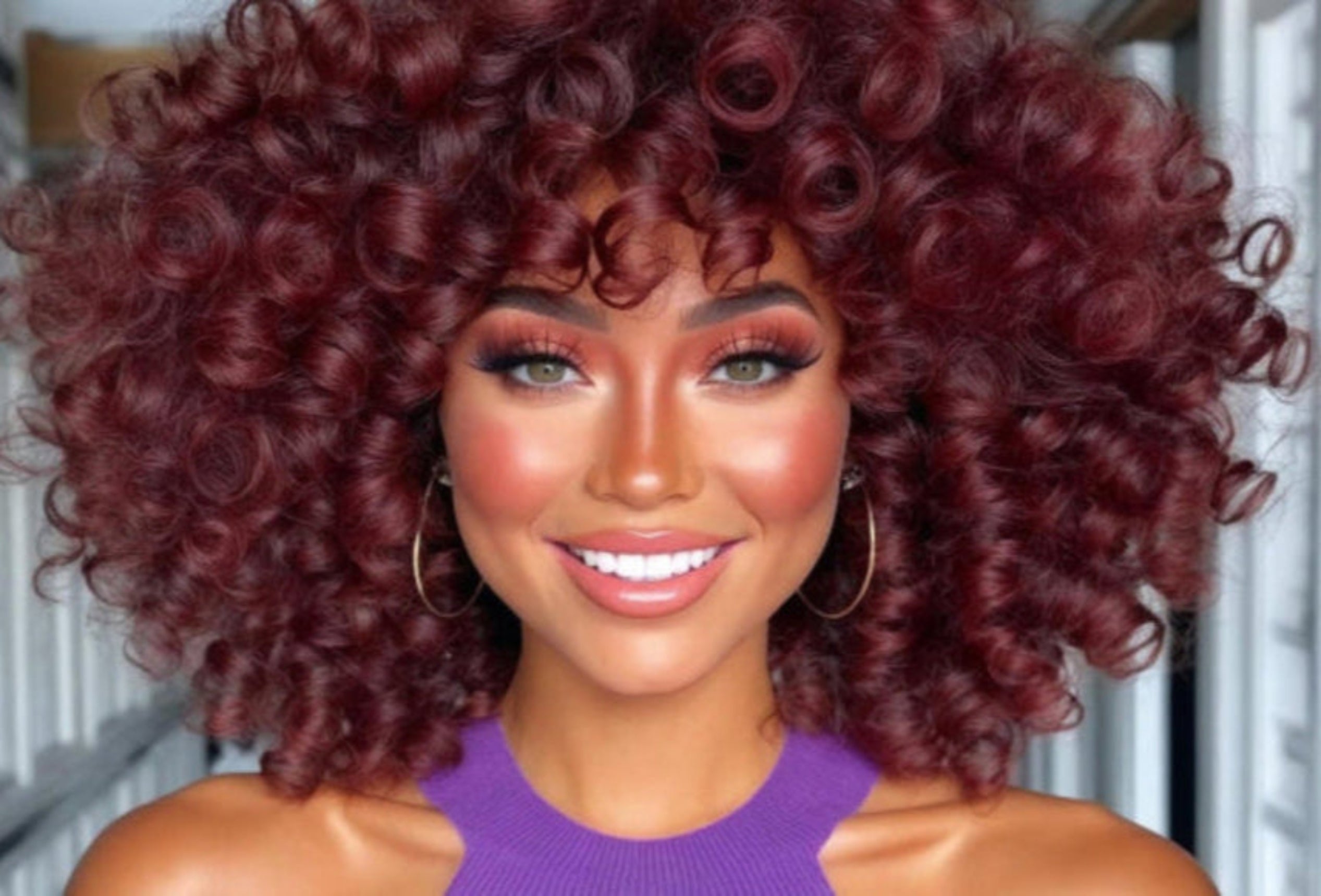 200/250% Density Human Hair Lace Front Wig Deep Curl Style