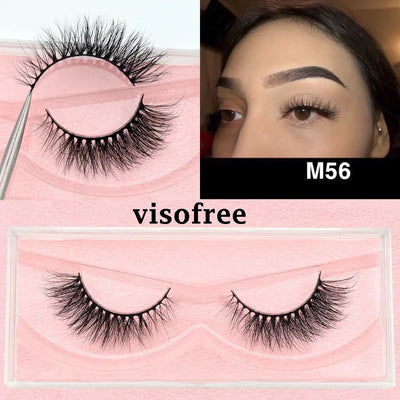 Premium VisoFree Handmade Mink Eyelashes M58 M56