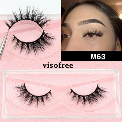 Premium VisoFree Handmade Mink Eyelashes M58 M63