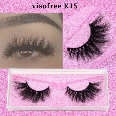 Premium VisoFree Handmade Mink Eyelashes M58 K15