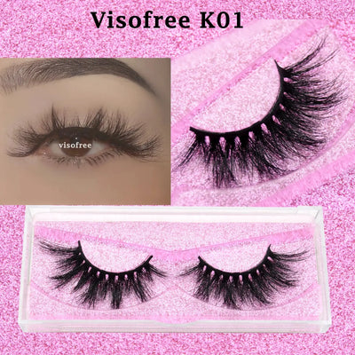 Premium VisoFree Handmade Mink Eyelashes M58 K01