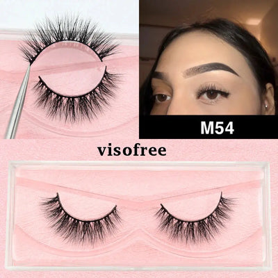 Premium VisoFree Handmade Mink Eyelashes M58 M54