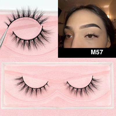 Premium VisoFree Handmade Mink Eyelashes M58 M57