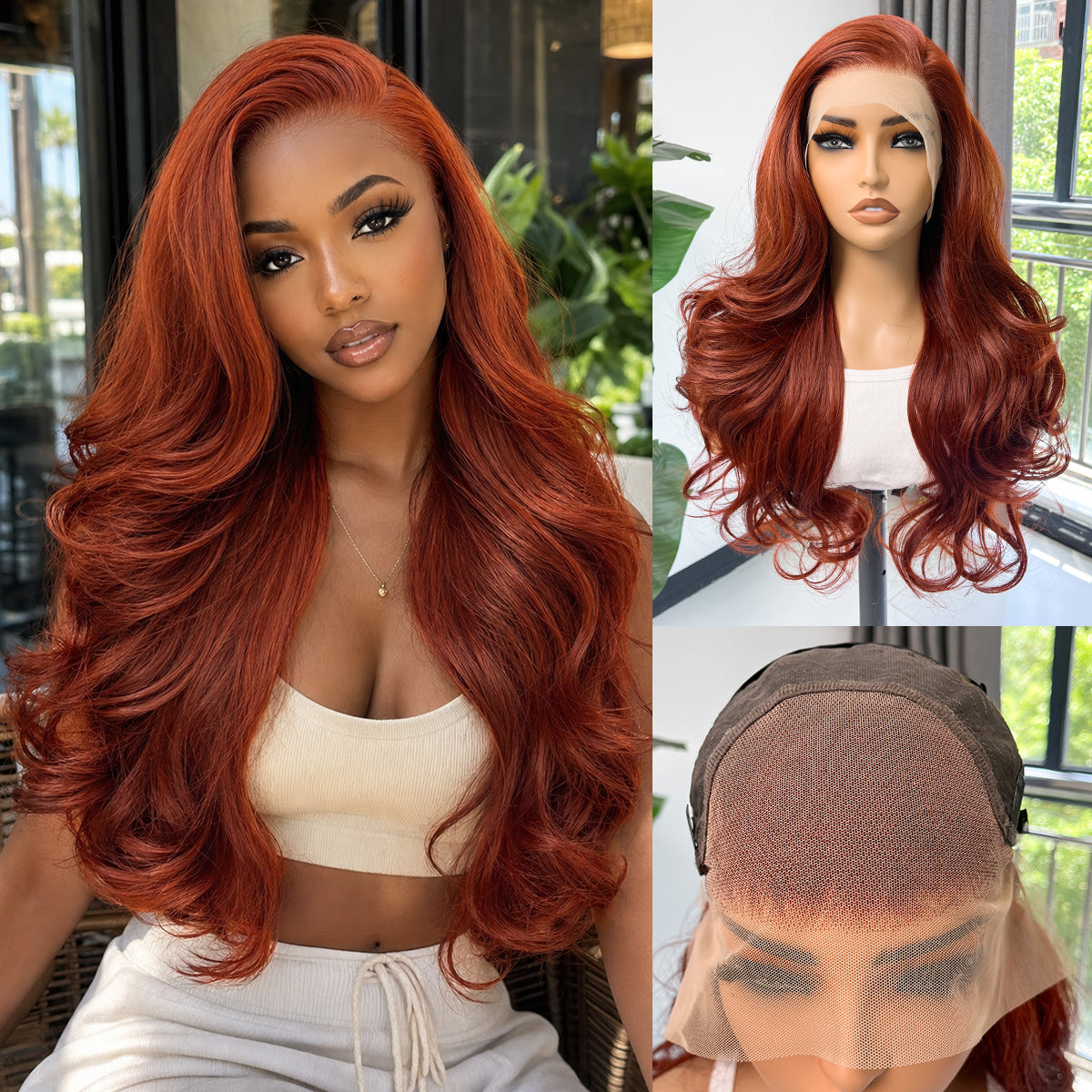13X4 HD Lace 200 Density Frontal Pre-plucked Bleached Knots Loose Curl