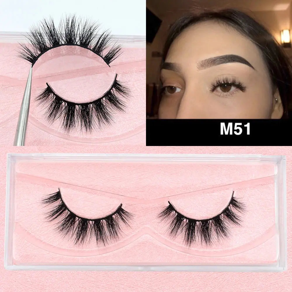 Premium VisoFree Handmade Mink Eyelashes M58 M51