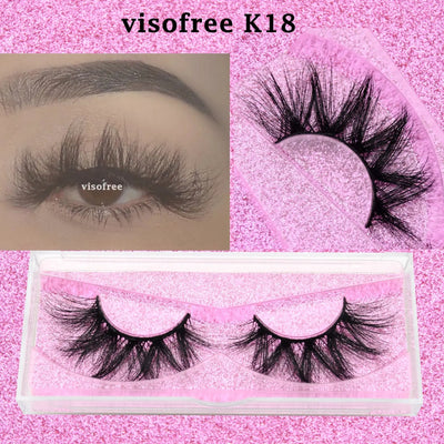 Premium VisoFree Handmade Mink Eyelashes M58 K18