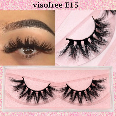 Premium VisoFree Handmade Mink Eyelashes M58 E15