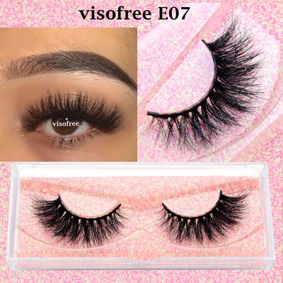 Premium VisoFree Handmade Mink Eyelashes M58 E07