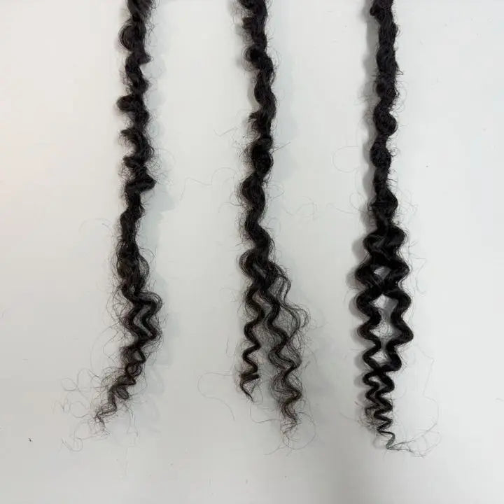 100% Handmade Afro Kinky Curly Human Hair Dreadlock Extensions