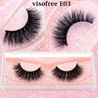 Premium VisoFree Handmade Mink Eyelashes M58 E03