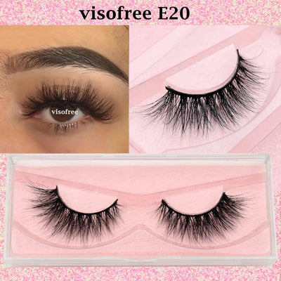 Premium VisoFree Handmade Mink Eyelashes M58 E20