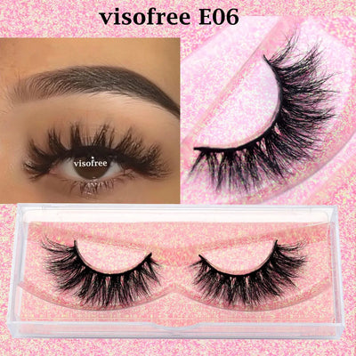 Premium VisoFree Handmade Mink Eyelashes M58 E06