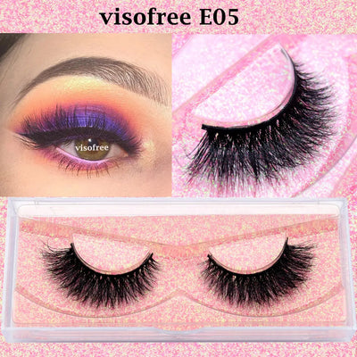 Premium VisoFree Handmade Mink Eyelashes M58 E05
