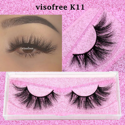 Premium VisoFree Handmade Mink Eyelashes M58 K11