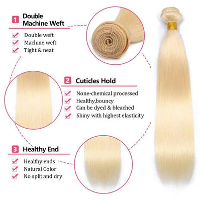 Premium 613 Raw Virgin Hair Bundles showcasing quality from a leading Burmese Raw 613 Human Hair Supplier.