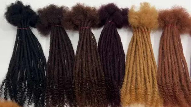 Dreadlocks Human Hair Locs with curly ends Best Quality 50 piece/ Bundles.