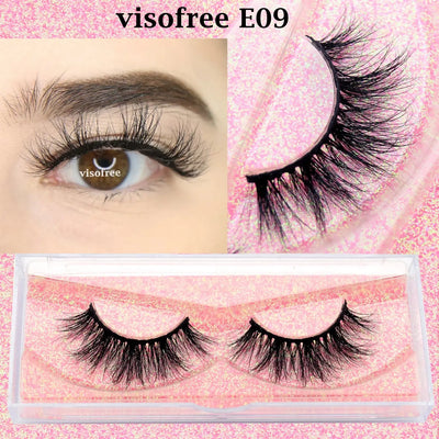 Premium VisoFree Handmade Mink Eyelashes M58 E09