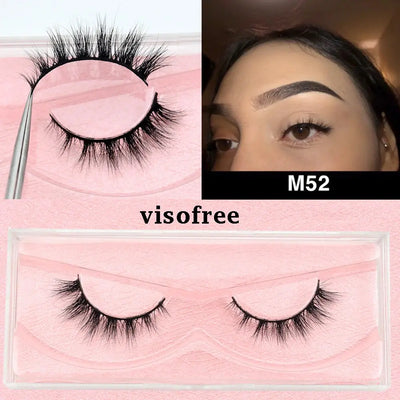 Premium VisoFree Handmade Mink Eyelashes M58 M52