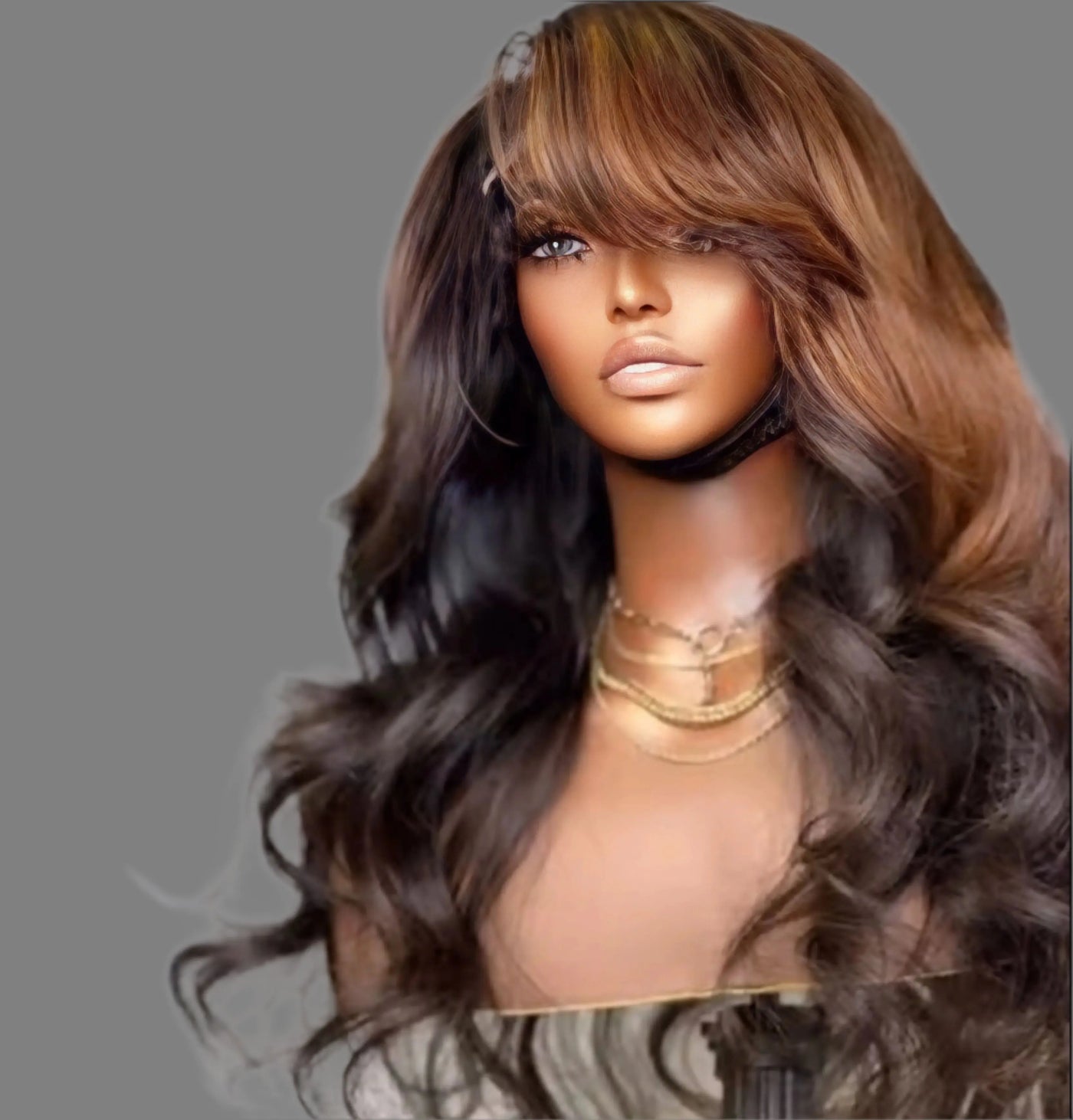 5X5 HD Human Hair Lace Front Wig 22 Inch 220 Density