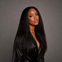 Raw Kinky Straight K Tip Hair Bundles Keratin Tipped Ends
