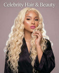 HD Glueless Pre-Plucked Loos Deep Wave Human Wig Brazilian Blonde.