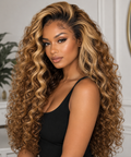 13X4 Density 250% HD Lace 613 Ombre Human Hair Wig