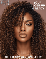 Premium Burmese Curly Hair Bundles With 1B27 Highlights.