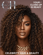 Premium Burmese Curly Hair Bundles With 1B27 Highlights.