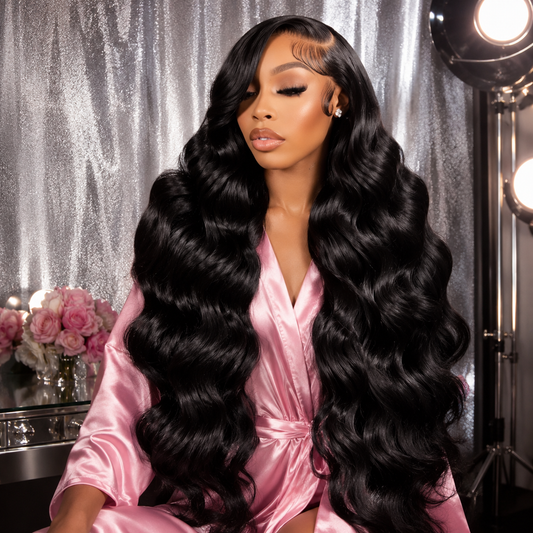 210% Density Wigs Body Wave Curly Human Hair Hd Lace Wigs 30"