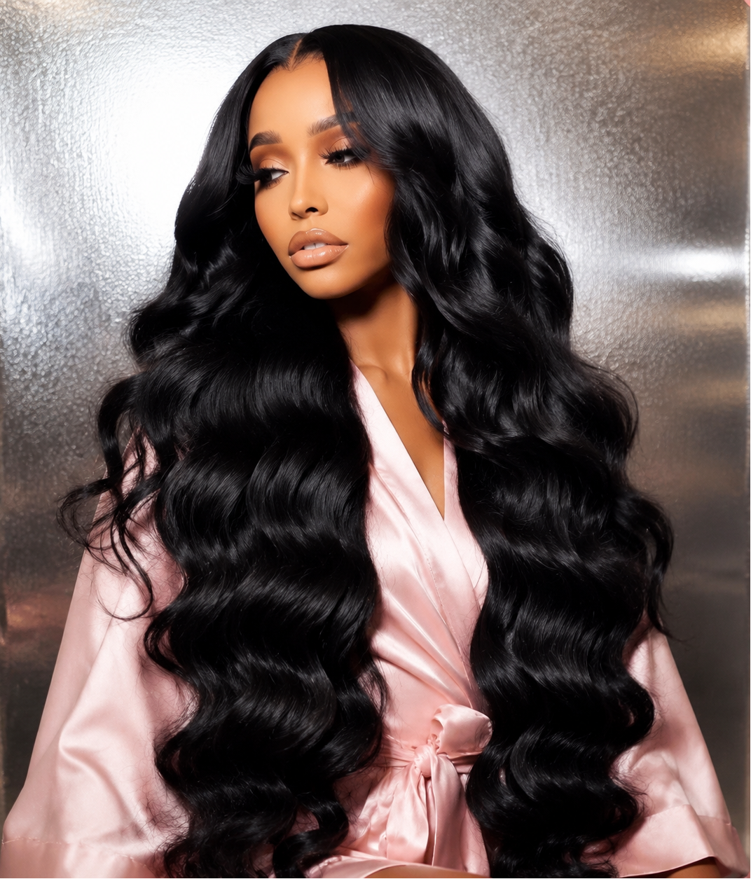 210% Density Wigs Body Wave Curly Human Hair Hd Lace Wigs 30"