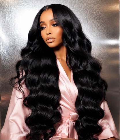 210% Density Wigs Body Wave Curly Human Hair Hd Lace Wigs 30"