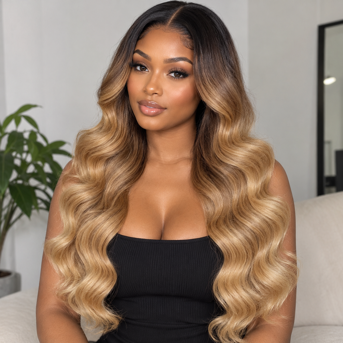 Ombre Bundles Human Hair, 16A Raw Indian Hair Bundles Body Wave (Copy)