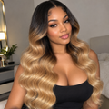 Ombre Bundles Human Hair, 16A Raw Indian Hair Bundles Body Wave (Copy)