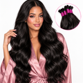 Natural Wave K Tip Hair Bundles Keratin Tipped Ends