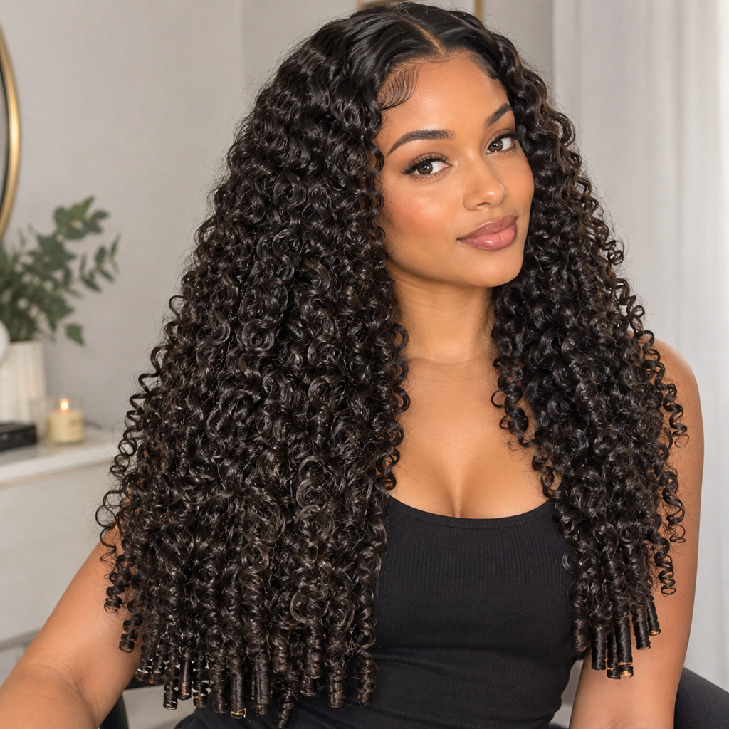 Burmese Curly Human Hair Bundles