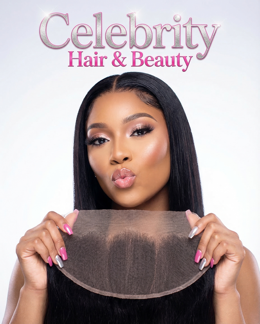 Straight HD Lace Closure Remy Human Hair 12A Free Part With Bangs And Baby Hair (Copy) - Celebrity Hair & Beauty