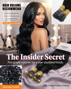 I Tip Remy Hair Extensions #8 Light Brown, 100 strands per bundle, 100 g total, applied with beads.