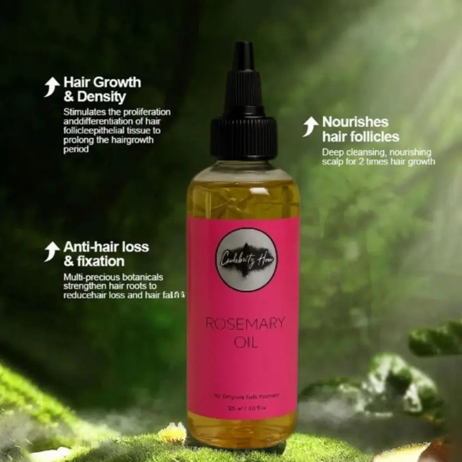 Celerity Hair & Beauty Natural Organic Care Hair Growth Serum Scalp Treatment Rosemary Oil - Celebrity Hair & Beauty