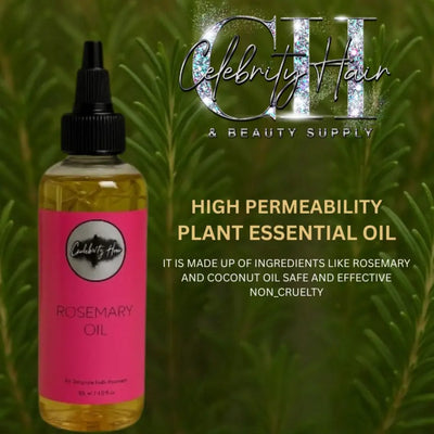 Celerity Hair & Beauty Natural Organic Care Hair Growth Serum Scalp Treatment Rosemary Oil - Celebrity Hair & Beauty