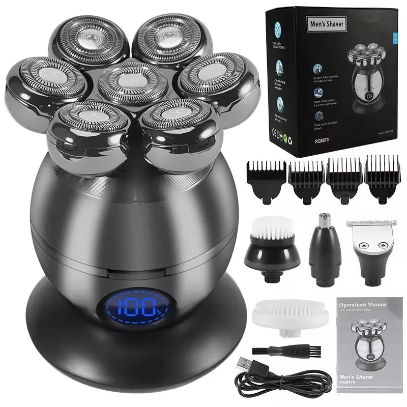 5-in-1 Rechargeable Men’s Grooming Kit & Shaver Set