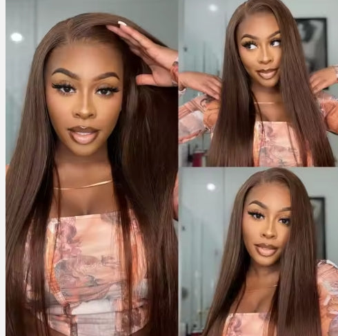 Megalook Brazilian Hair Deep Wave/ Body Wave / Straight Transparent Lace Front Human Hair