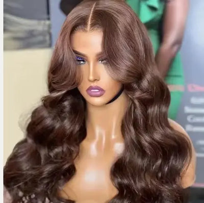 Megalook Brazilian Hair Deep Wave/ Body Wave / Straight Transparent Lace Front Human Hair 13X6
