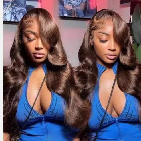 Megalook Brazilian Hair Deep Wave/ Body Wave / Straight Transparent Lace Front Human Hair