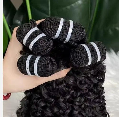 100% Raw Human Hair Top Quality Wave Bundles.