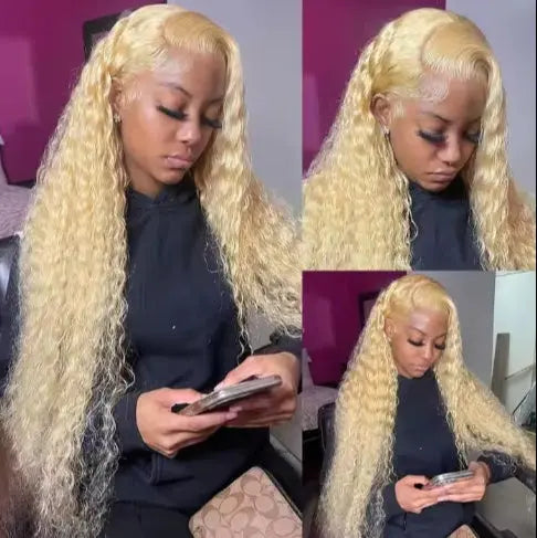 HD Glueless Pre-Plucked Human Hair Wig Brazilian Blonde